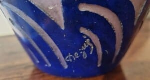 deguè vaso in vetro